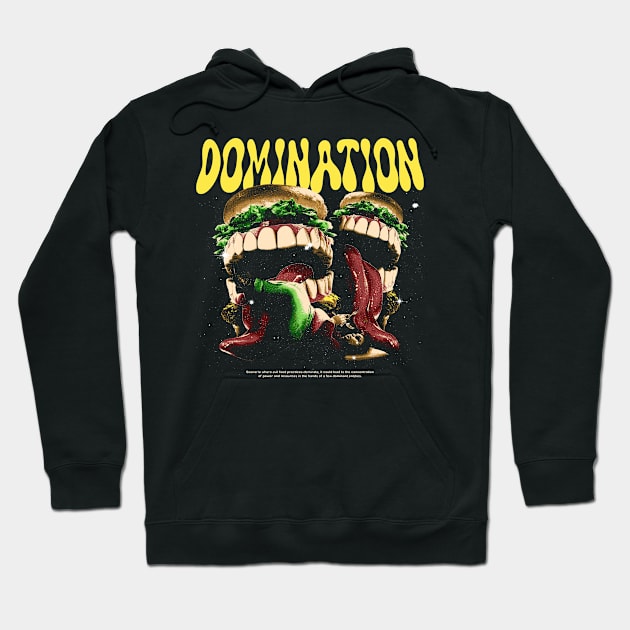 DOMINATION - JUNK FOOD Hoodie by loko.graphic